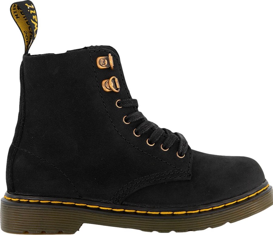 Kids Dr. Martens Laarzen | Dr. Martens Dr. Martens Kinder Unisex Laarzen Zwart Zwart