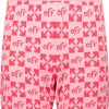 Kids OFF-WHITE Shorts | Off-White Off-White Kinder Meisjes Shorts Fuchsia Roze