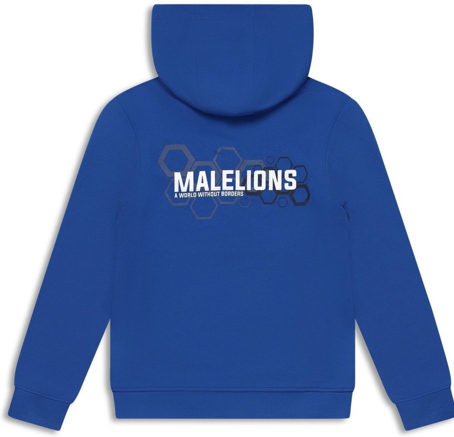 Kids Malelions Truien | Malelions Junior Borders Hoodie Divers