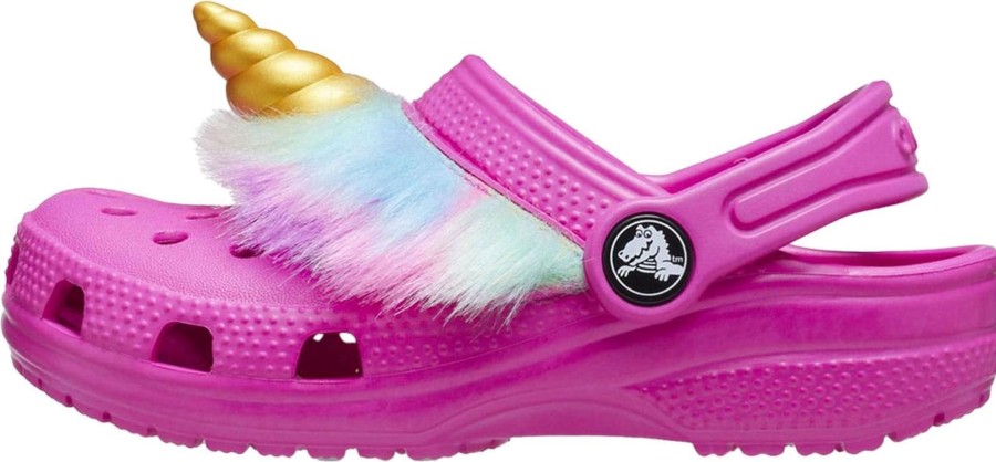 Kids Crocs Schoenen | Crocs Slippers Bambina Classic I Am Unicorn Clog Toddler Cr.209076.Juic Roze