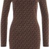 Dames Michael Kors | Michael Kors Logo Dress Bruin