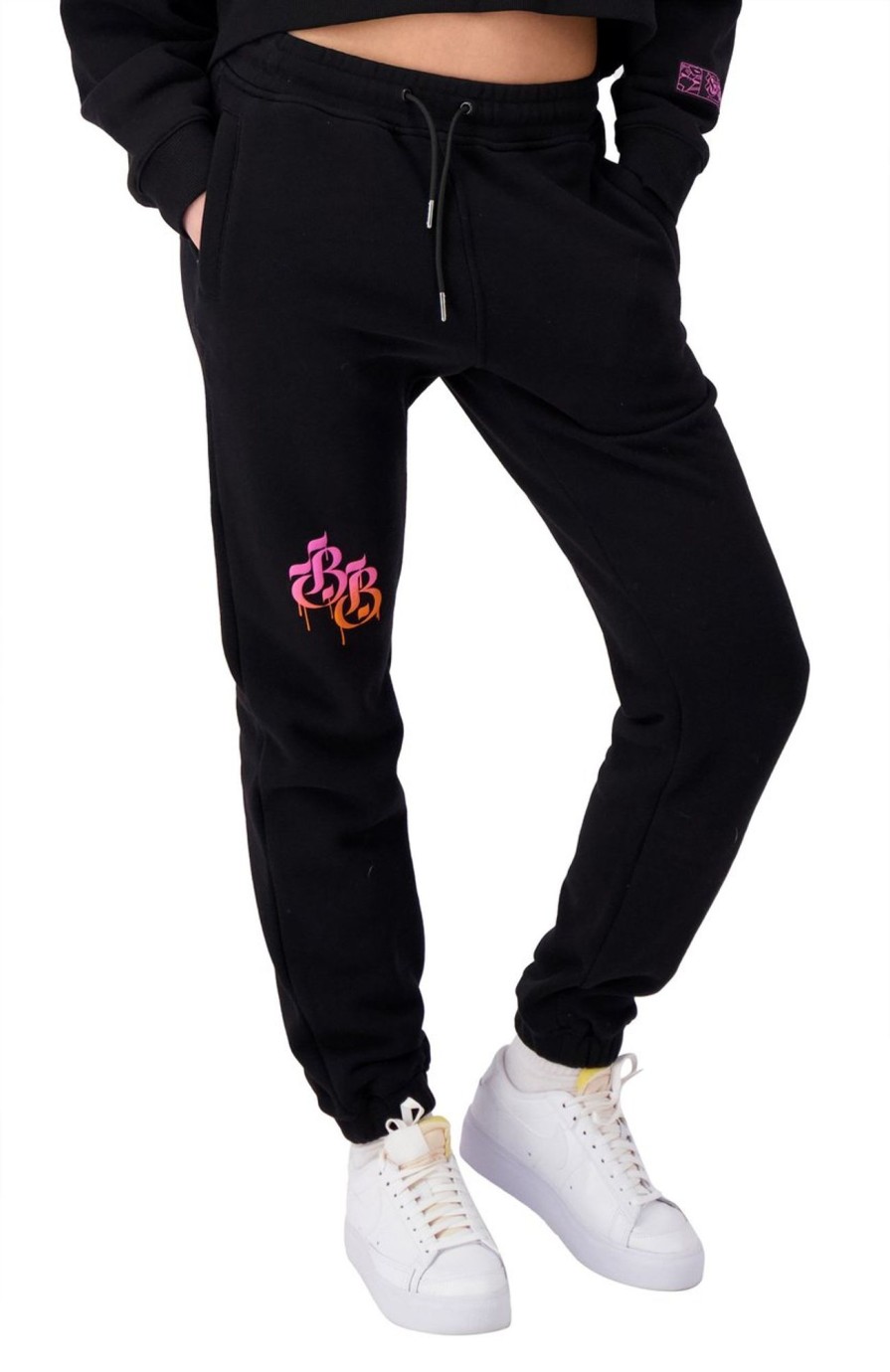 Dames Black Bananas | Black Bananas Dripping Sweatpants Zwart