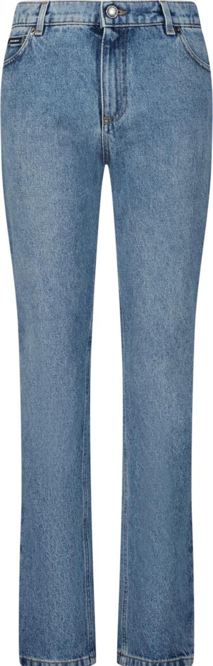 Kids Dolce & Gabbana Jeans | Dolce & Gabbana Dolce & Gabbana Kinder Jongens Jeans Blauw Blauw