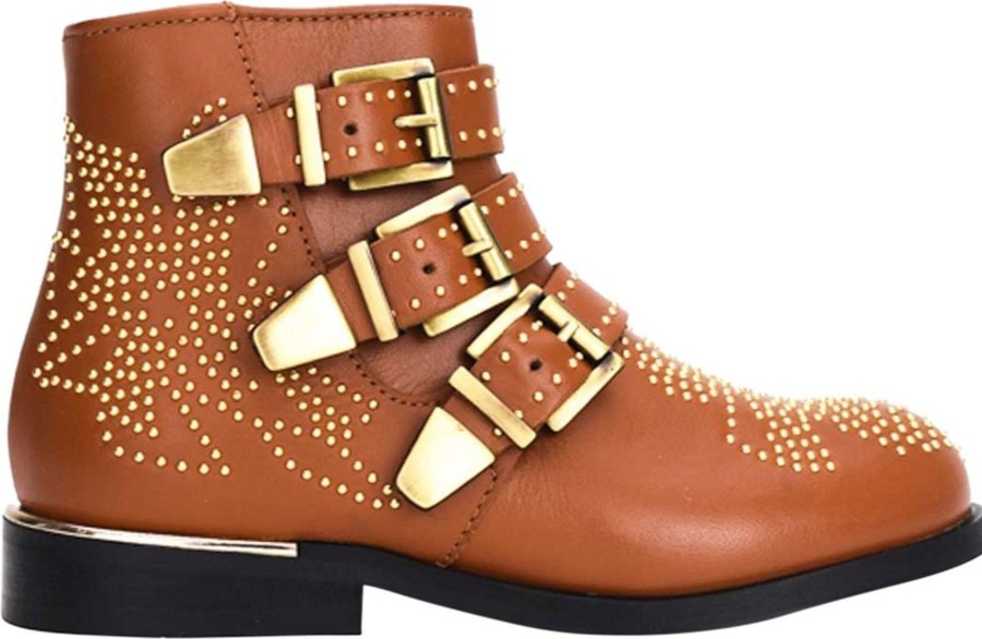 Kids Chloé Laarzen | Chloe Suzanna Boot Cognac Bruin