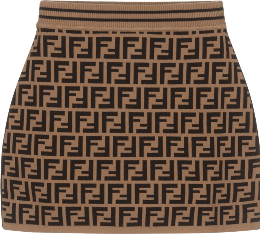 Kids Fendi Rokken | Fendi Fendi Kids Skirts Bruin