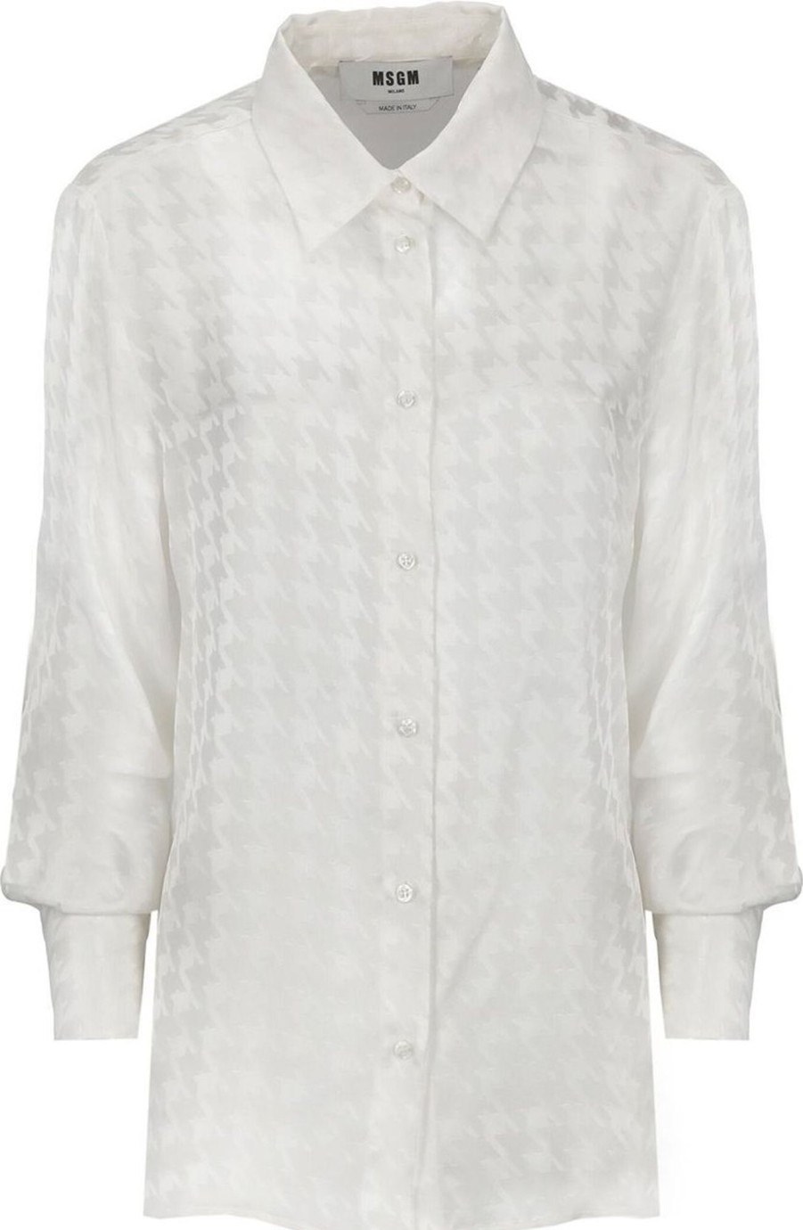 Dames MSGM | Msgm Shirts White Neutraal