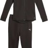 Dames Puma | Puma Track Suit Woman Classic Hooded Tracksuit Fl 622637.01 Zwart