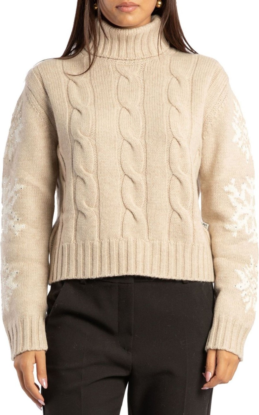 Dames MC2 Saint Barth | Mc2 Saint Barth Mc2 Saint Barth Sweaters Beige Beige