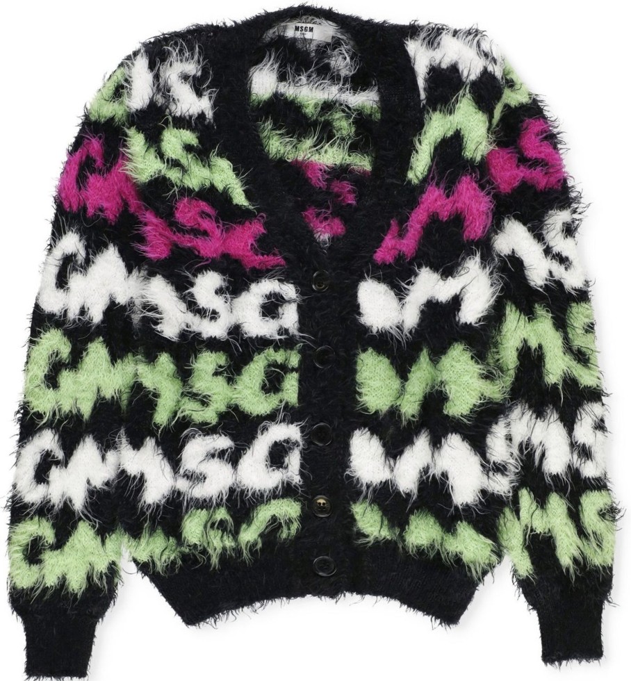 Kids MSGM Truien | Msgm Sweaters Black Zwart