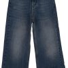 Kids Golden Goose Broeken | Golden Goose Wide Leg Trousers Blauw