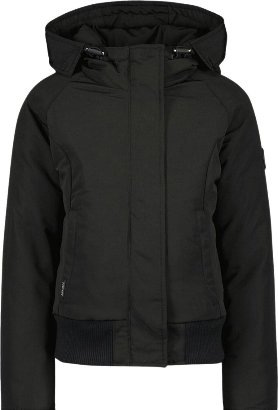 Kids Airforce Jassen | Airforce Bomber Winterjas Zwart