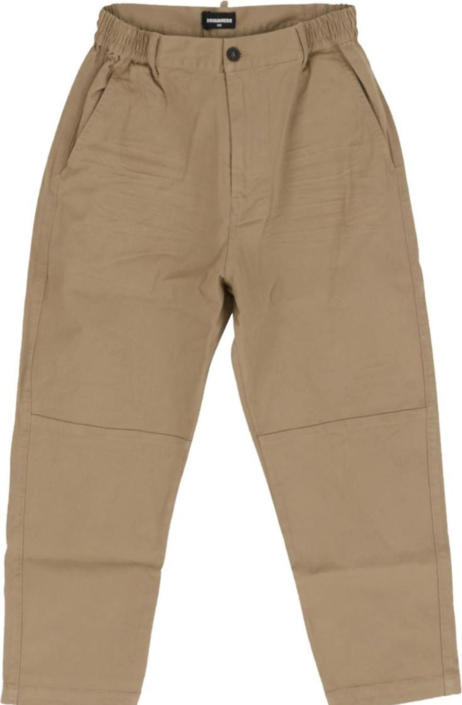 Kids Dsquared2 Broeken | Dsquared2 Cotton Trousers Beige