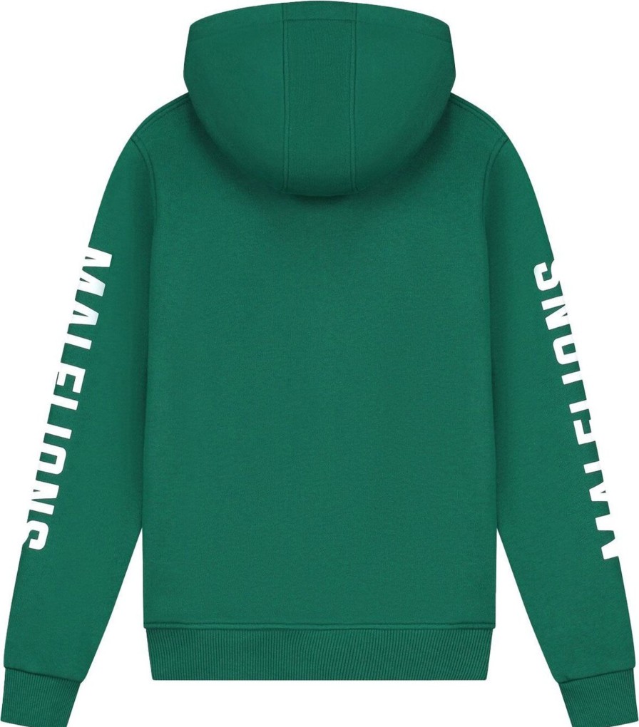 Kids Malelions Truien | Malelions Lective Hoodie - Dark Green Groen