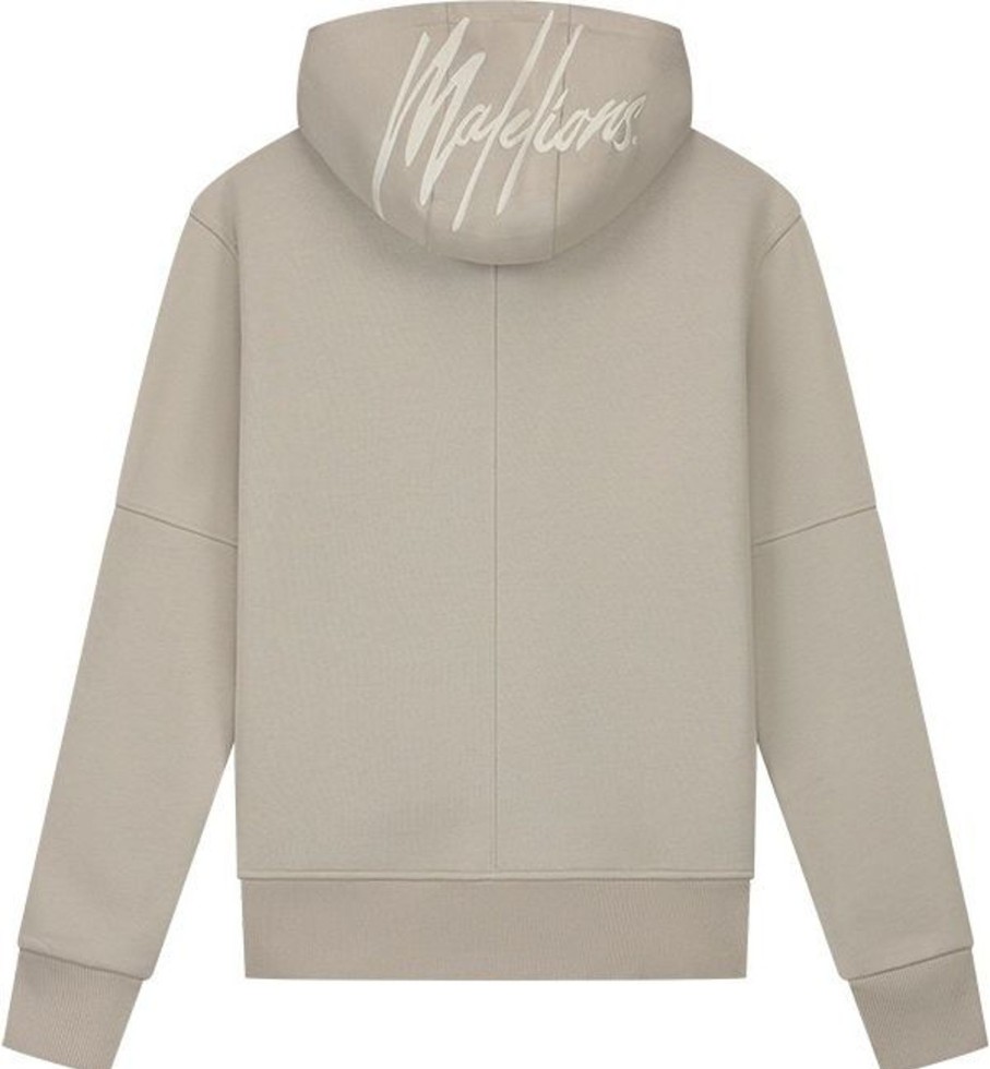 Dames Malelions | Malelions Women Essentials Hoodie - Taupe Taupe