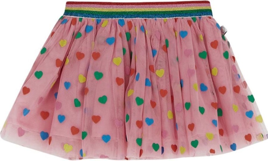 Kids Stella McCartney Rokken | Stella Mccartney Heart Skirt Roze