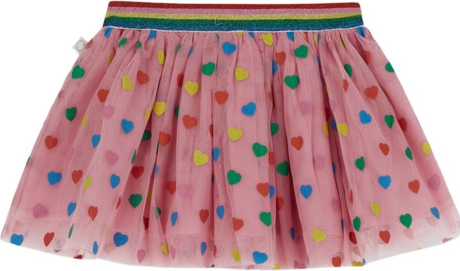 Kids Stella McCartney Rokken | Stella Mccartney Heart Skirt Roze