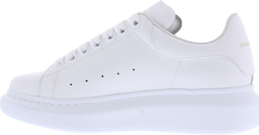 Dames Alexander McQueen | Alexander Mcqueen Sneaker Pelle S.Gomm Larr Wit