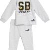 Kids Puma Sets | Puma Track Suit Kid X Spongebob Crew Jogger 622216.04 Grijs