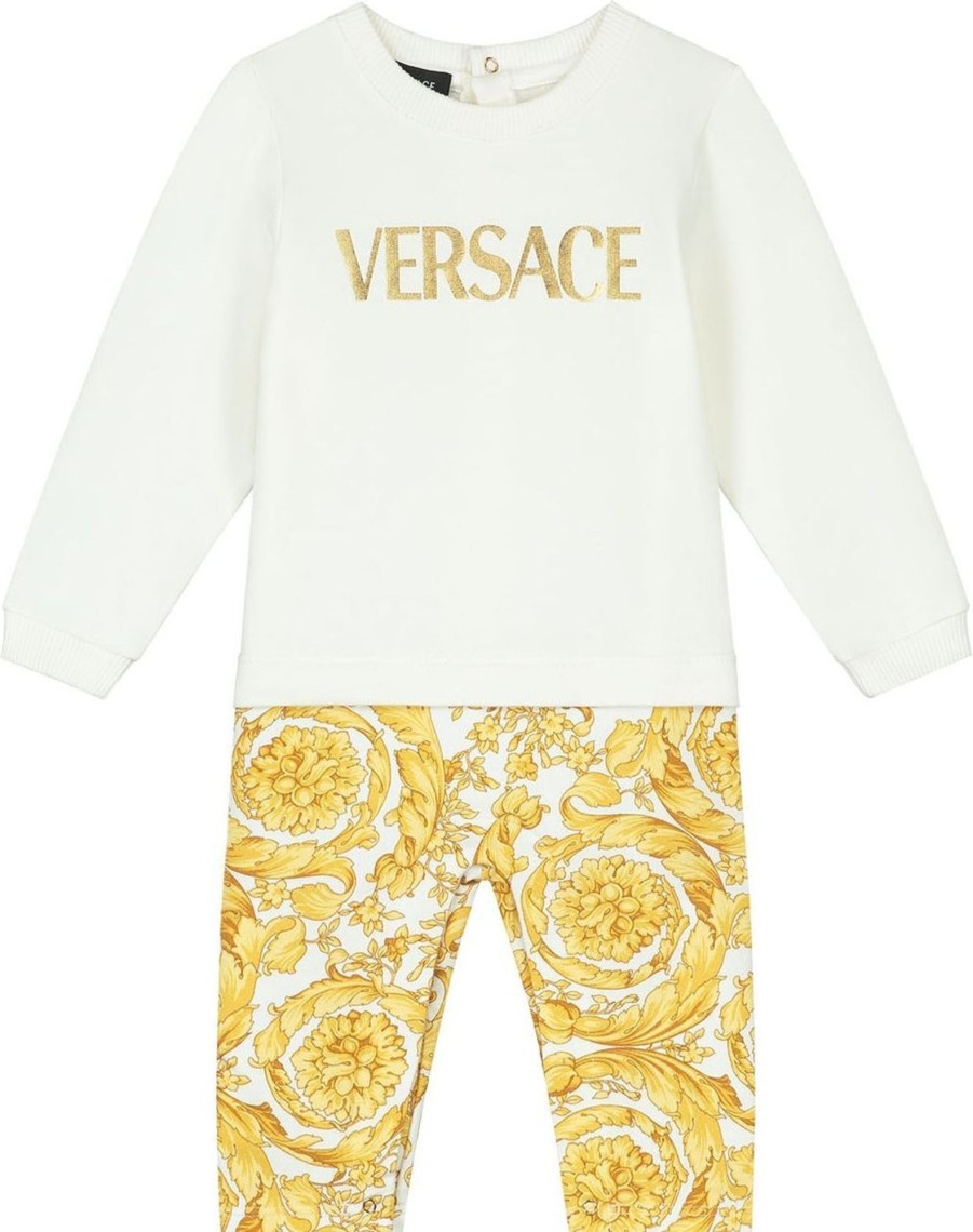 Kids Versace Sets | Versace Bodysuit Geel