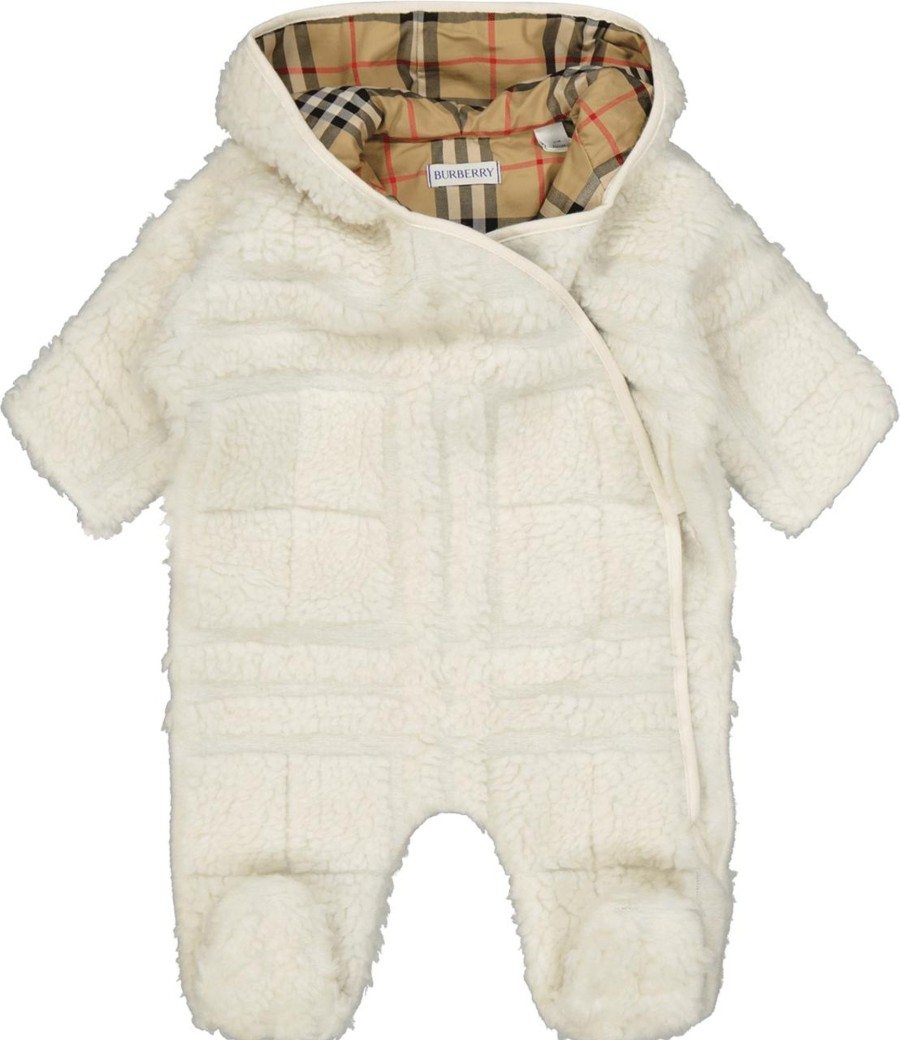 Kids Burberry Rompers | Burberry Burberry Baby Unisex Boxpakje Off White Wit