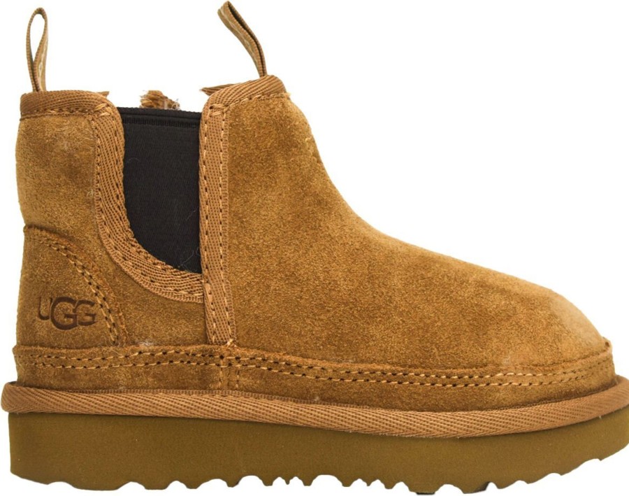 Kids UGG Laarzen | Ugg Nemel Chelsea Laarsje Chestnut Beige