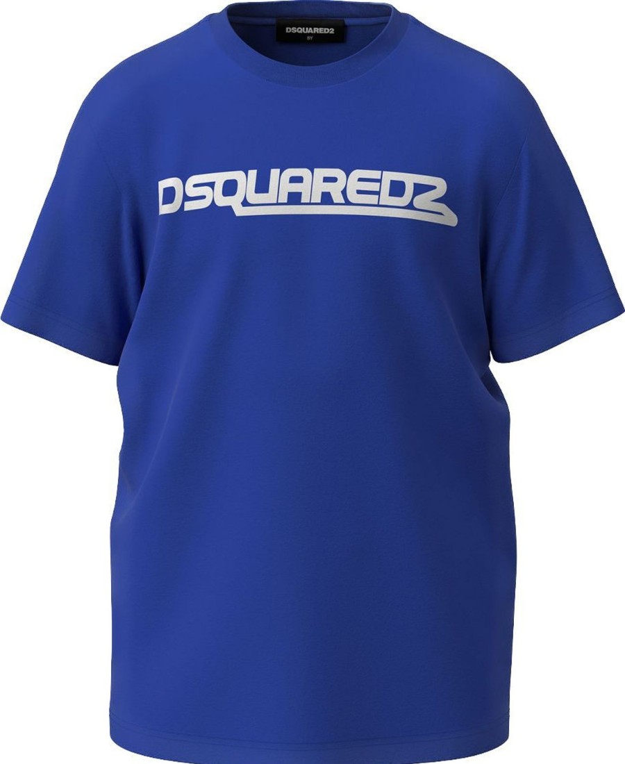 Kids Dsquared2 T-Shirts | Dsquared2 T-Shirts-Dsquared Kids Blauw