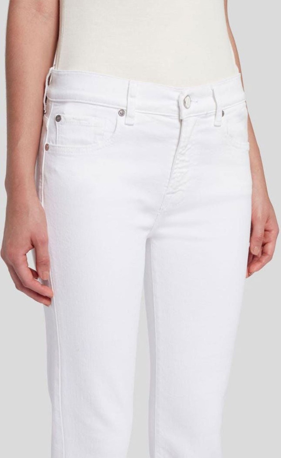 Dames 7 For All Mankind | 7 For All Mankind Witte Jeans Wit