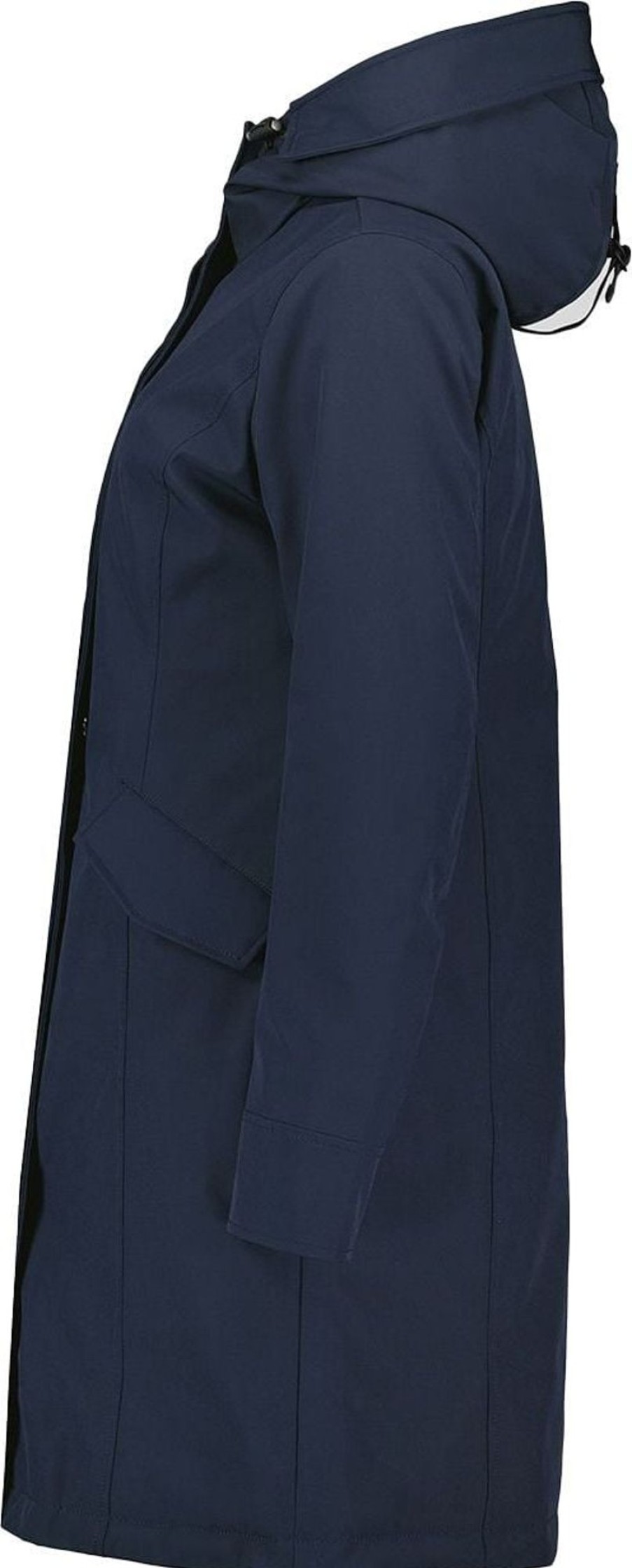 Dames Airforce | Airforce Long 2 Pocket Deluxe Parka Blauw