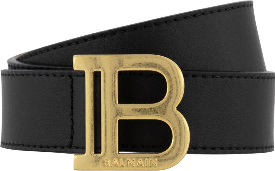 Kids Balmain Accessoires | Balmain Belt Zwart