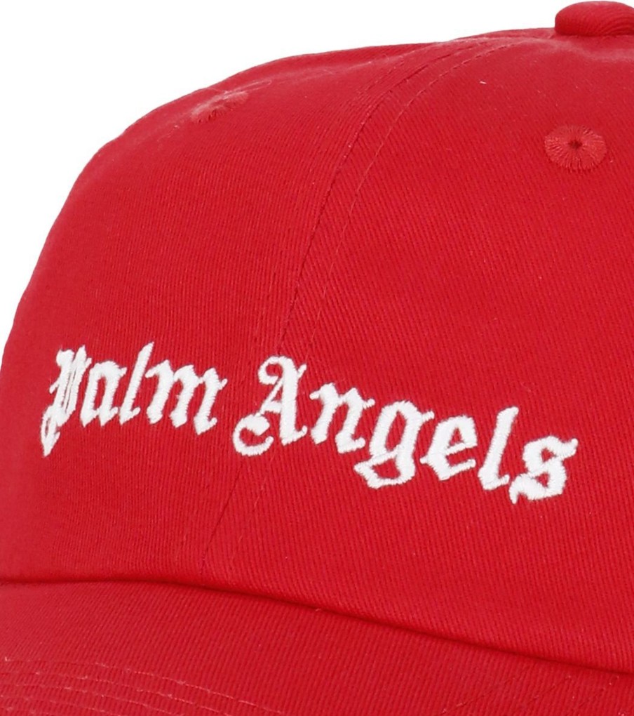 Kids Palm Angels Accessoires | Palm Angels Hats Red White Rood