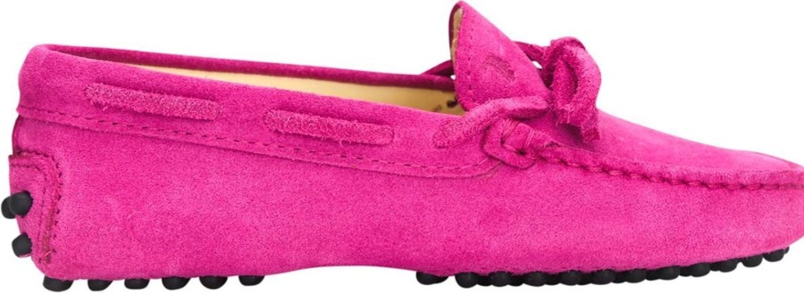 Kids Tod's Schoenen | Tod'S Mocassin Junior Fuxia Roze