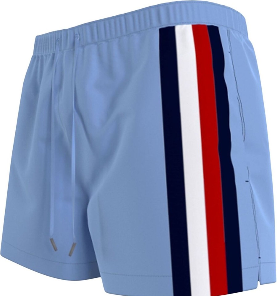 Heren Tommy Hilfiger | Tommy Hilfiger Tommy Hilfiger Badkleding Blauw Maat Xxl Zwembroeken Blauw Blauw