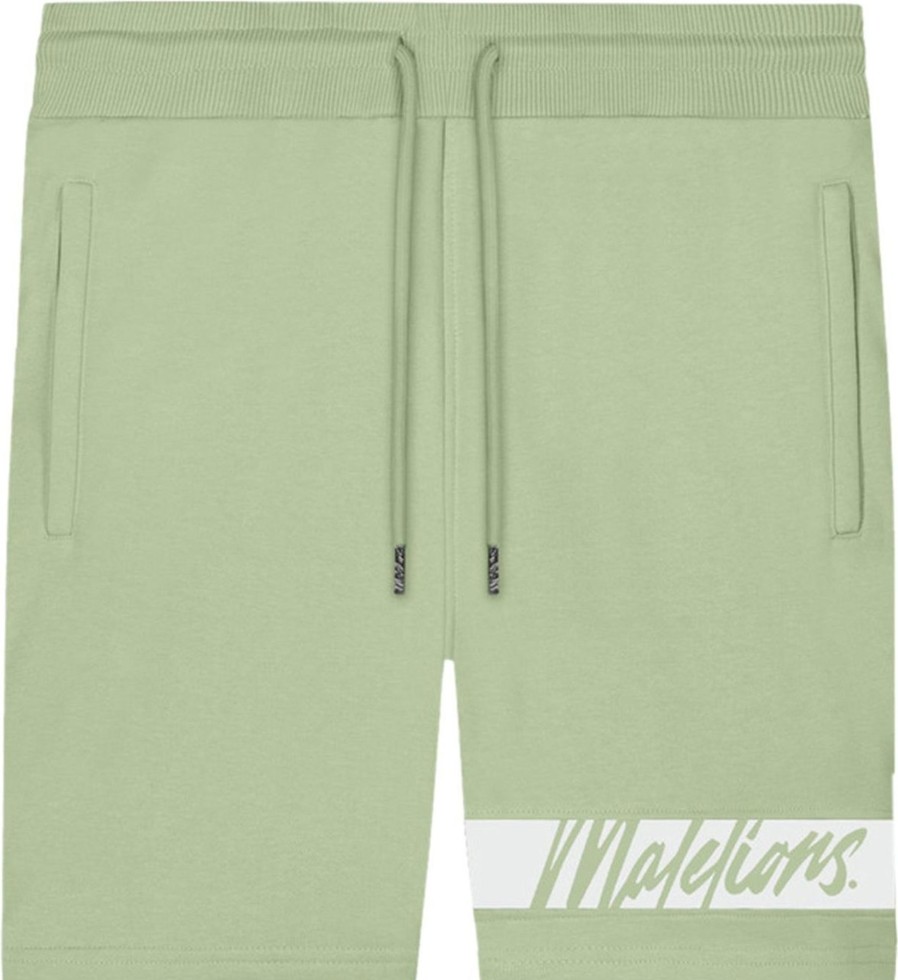 Dames Malelions | Malelions Captain Short 2 - Green/White Groen