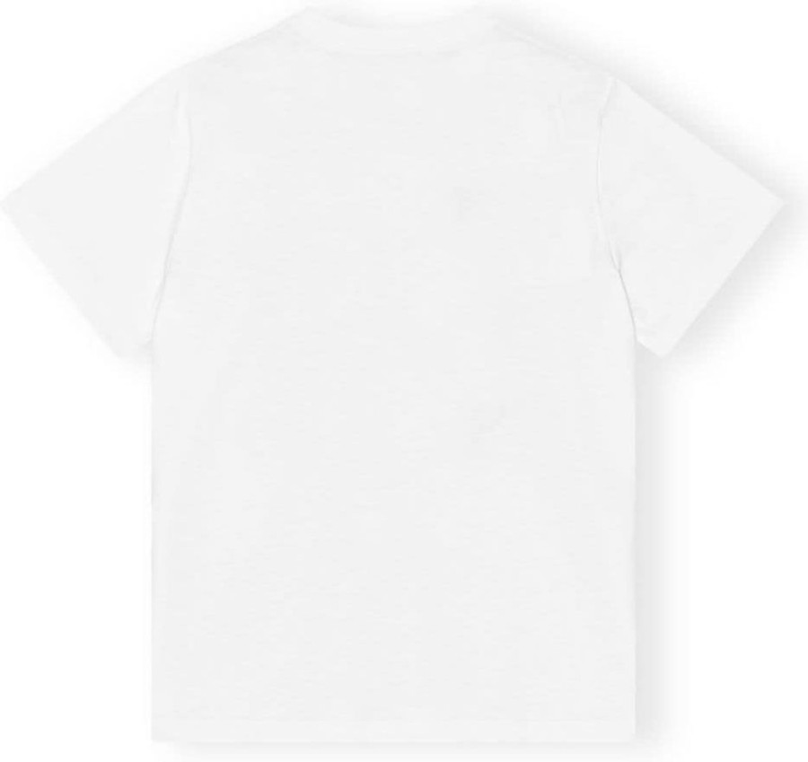 Dames Ganni | Ganni T-Shirts And Polos White Wit