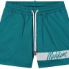 Heren Malelions | Malelions Captain Swimshort - Teal/White Blauw