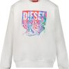 Kids Diesel Truien | Diesel Diesel Kinder Jongens Trui Wit Wit