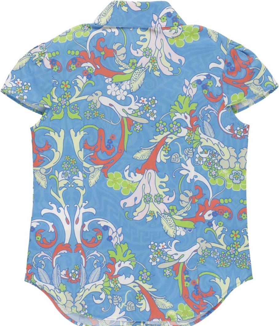 Kids Versace Blouses | Versace Shirts Multicolour Multicolour Blauw