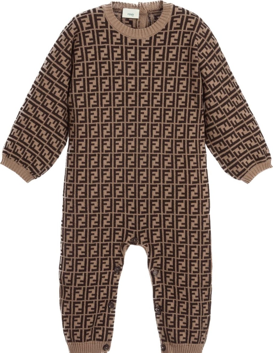 Kids Fendi Sets | Fendi Fendi Unisex Boxpakje Bruin Bruin