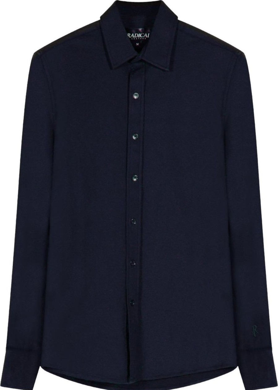 Heren Radical | Radical Travel Shirt Man | Navy Blue Blauw