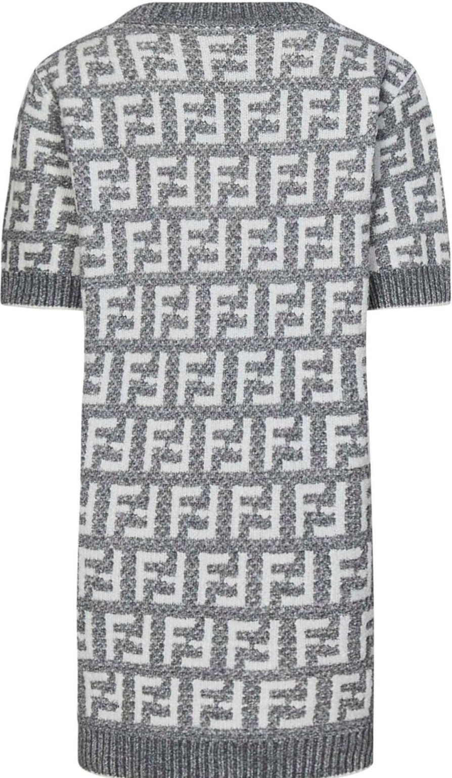 Kids Fendi Jurken | Fendi Fendi Kids Dresses Grey Grijs