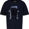 Kids Tommy Hilfiger Tops | Tommy Hilfiger Tommy Hilfiger Kinder Meisjes T-Shirt Navy Blauw