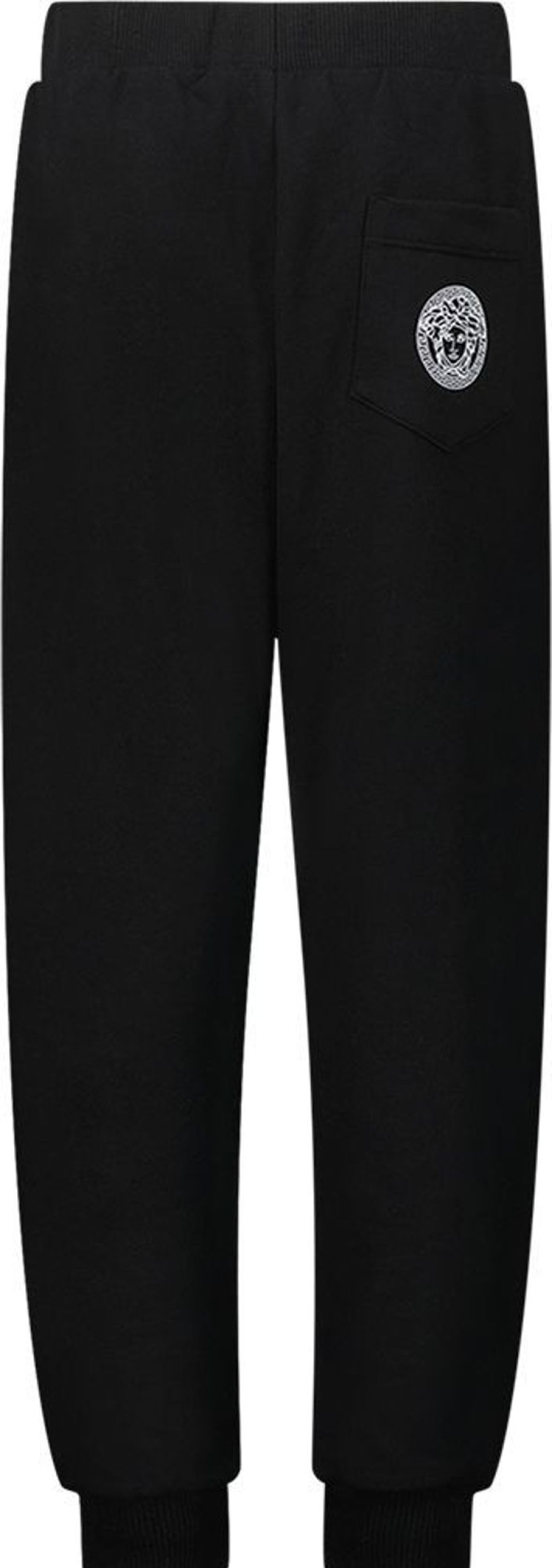 Kids Versace Broeken | Versace Sweatpant Black Zwart