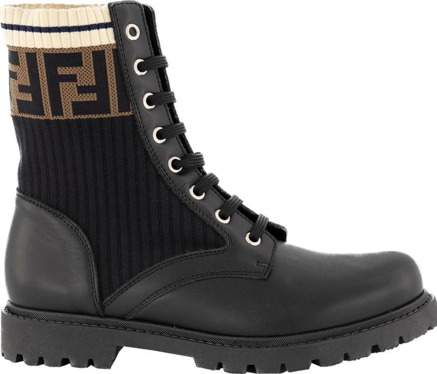 Kids Fendi Schoenen | Fendi Fendi Kinder Unisex Schoenen Zwart Zwart