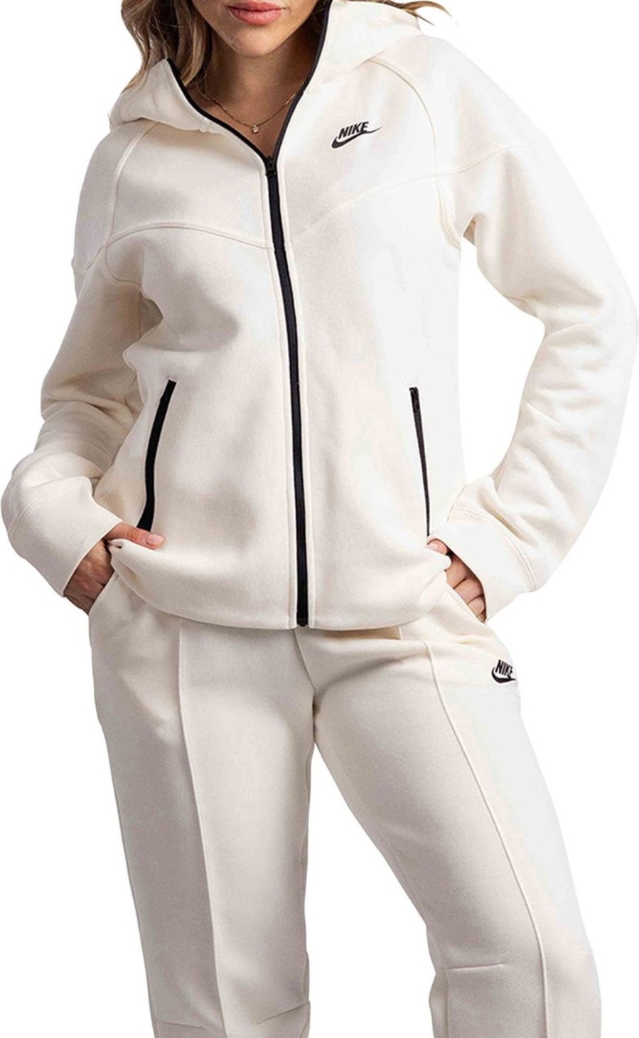 Dames Nike | Nike Tech Fleece Trainingspak Dames Wit Wit