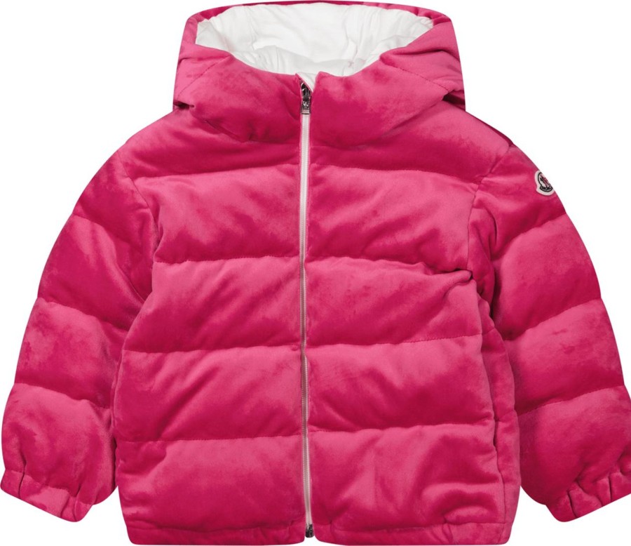 Kids Moncler Tassen | Moncler Moncler Baby Meisjes Jas Fuchsia Roze