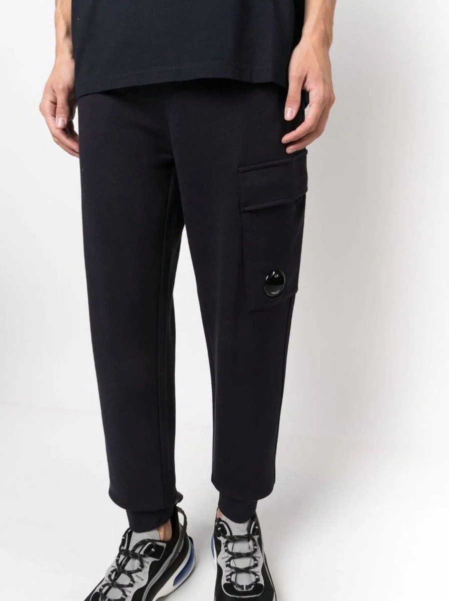 Heren CP Company | Cp Company Cp Company Trousers Black Zwart