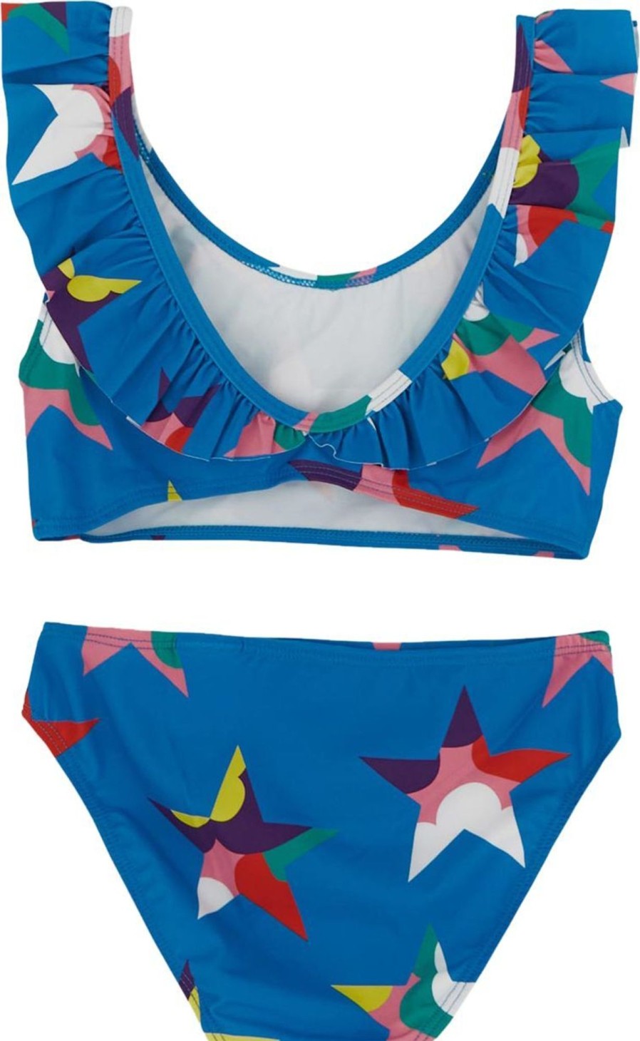 Kids Stella McCartney Badkleding | Stella Mccartney Multicolor Stars Bikini Blauw