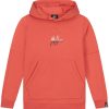 Kids Malelions Truien | Malelions Split Essentials Hoodie - Rust/Iron Oranje