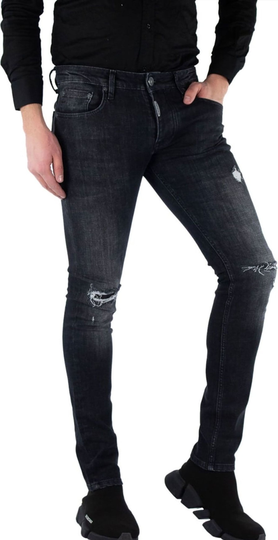 Heren Richesse | Richesse Classified Dark Jeans Zwart