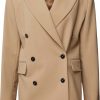 Dames Tommy Hilfiger | Tommy Hilfiger Tommy Hilfiger Blazer Beige Polyester Maat 40 Blazers Beige Beige